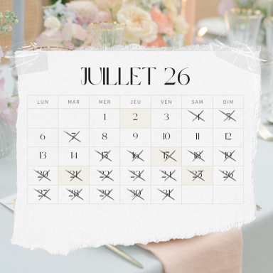 calendrier disponibilités 2026